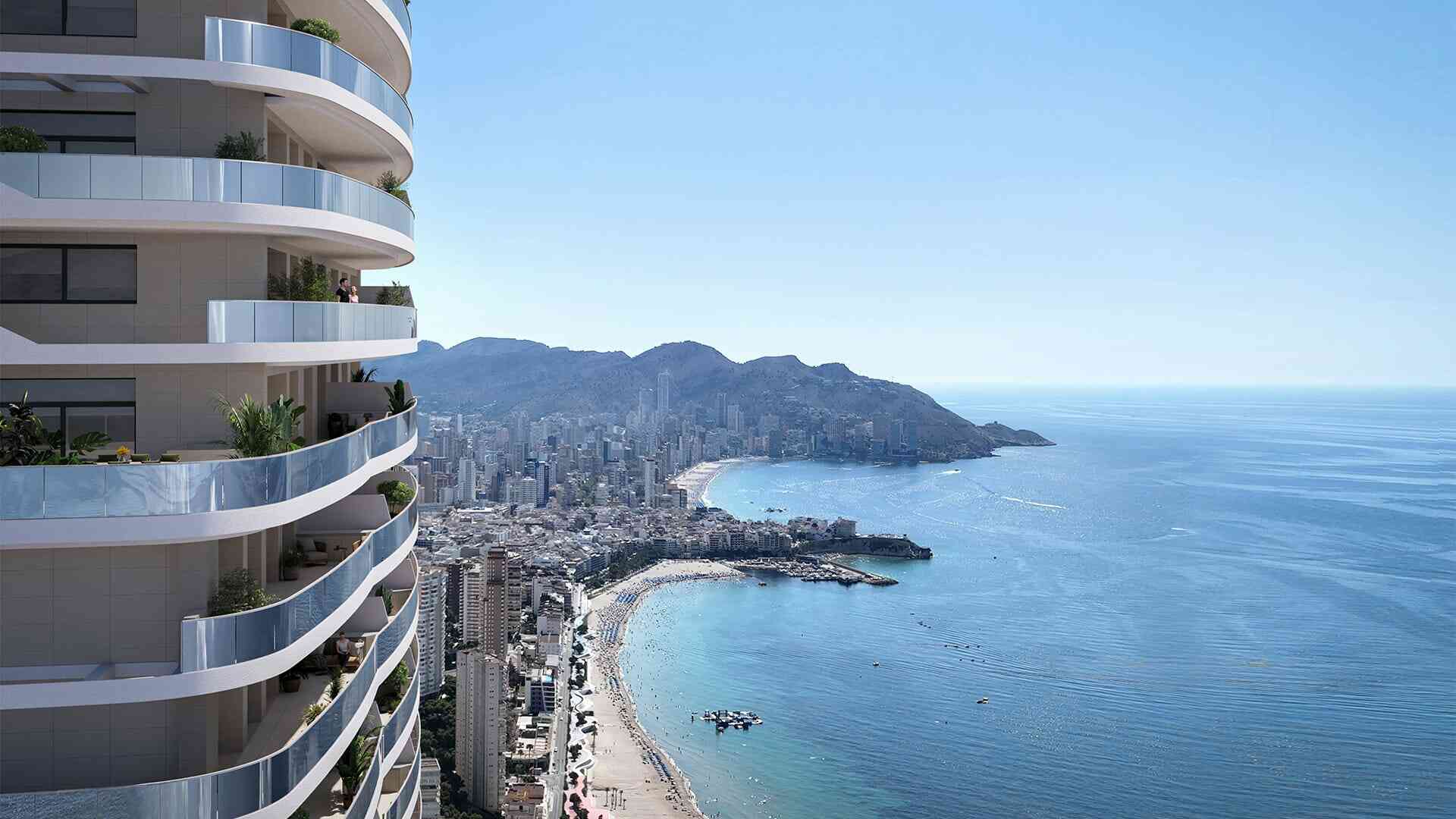 Spanyol tengerparti ingatlan hangulatkép